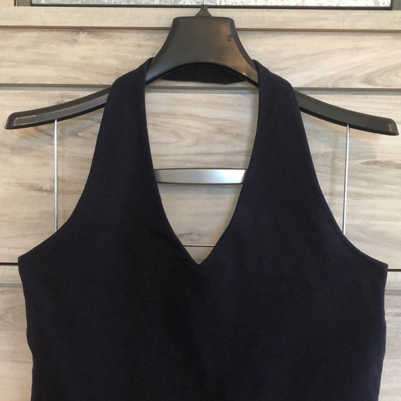 Chaps - Halter Tank Top - Navy Blue - Large - Picture 2 of 7